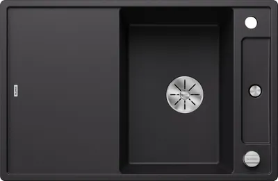 Produktbild von BLANCO AXIA III 45 S SILGRANIT schwarz