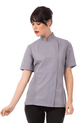Damenjacke mit Reißverschluss, Grau, 3XL