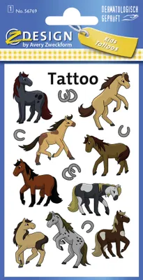 Produktbild von KID Tattoos 56769 Pferde 1 Bogen