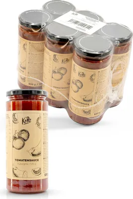 Produktbild von KoRo I Tomatensoße mit Aubergine 6 x 530 g