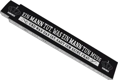 Produktbild von Ein Mann tut was ihm seine Frau sagt Meterstab aus Holz