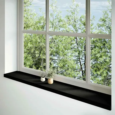 Produktbild von vidaXL Fensterbänke 2 Stk. Dunkelbraun 160x30x2 cm Massivholz Eiche