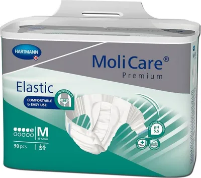 Produktbild von MoliCare® Premium Elastic 5 Tropfen - M 3 x 30 Stück