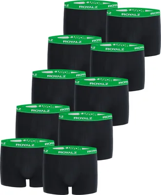 Produktbild von ROYALZ Boxershorts (10 Stück) Herren Unterwäsche Set Unterhosen 95% Baumwolle 5% Elasthan