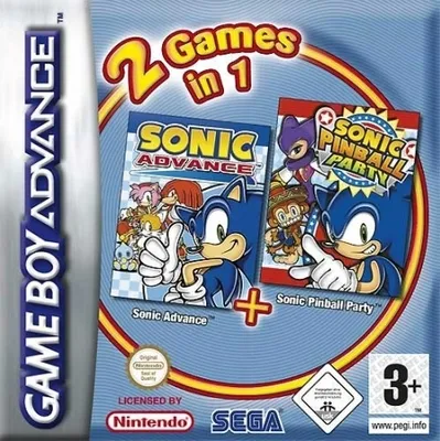 Produktbild von 2 Games in 1 - Sonic Advance + Sonic Pinball