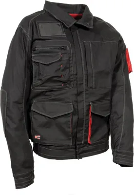 Produktbild von Cofra Arbeitsjacke 300 g/m², mit vielen Taschen schwarz 44