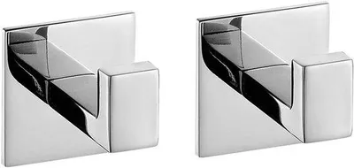 Produktbild von Wandhalterung aus Silberneinlegeware, Spiegelleinwand, hochglanz, selbstklebend, 2 Dübel