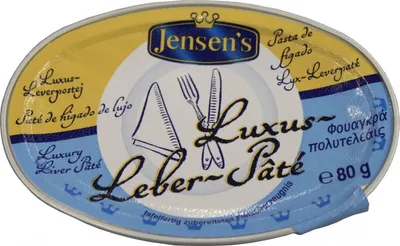 Zdjęcie produktu dla Jensen's Luxus Leber Pate krem do smarowania z wątróbki wieprzowej 80 g