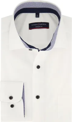 Produktbild von Casa Moda Modern Fit Hemd weiß einfarbig