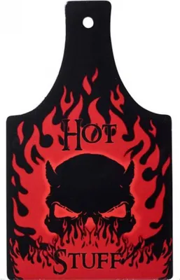 Produktbild von Hot Stuff mit Totenschädel Küchenbrett & Servierplatte