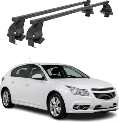 Image de Barres Transversales Menabo pour Chevrolet Cruze 2009-2016 Noir