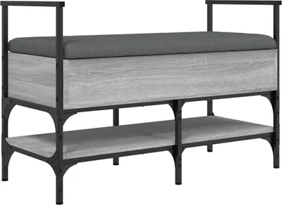 Obrázok produktu pre vidaXL Lavica na topánky sivá Sonoma 85,5x42x57,5 cm Materiál na báze dreva