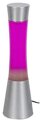 Produktbild von Rabalux MINKA, Lavalampe, Rose, Silber, Glas, Metall, IP20, II, 1 Glühbirne(n)