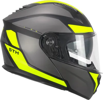 Obrázek produktu pro Modulární přilba SKA-P 5THG FALCON SPORT Black Matt Fluo Yellow velikost M