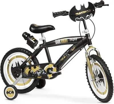 Imagen del producto de Silecomplaza, bicicleta para niños, 16 pulgadas, diseño de Batman, recomendada para niños de 5 a 8 años