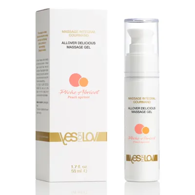 Immagine prodotto di Gel da massaggio alla pesca e albicocca (Allover Delicious Massage Gel) 50 ml