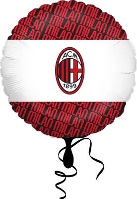 Productafbeelding van Foliënb Ballon, Rond, AC Milan, 43 cm - Één maat
