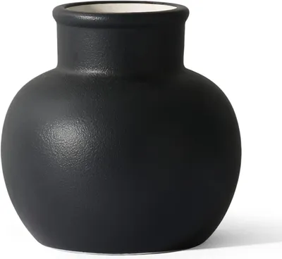 Obrázok produktu pre Váza 5,5", čierna keramika, do obývačky