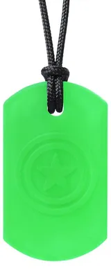Immagine prodotto di ARK Therapeutic: giocattolo sensoriale per bambini e adulti. Collana da masticare a forma di stella, ideale per chi mastica con forza, con un lato a forma di stella e un lato liscio.
