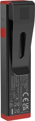 Zdjęcie produktu dla Lampa robocza LED PCE Penlight P450, 600 mAh, USB-C, IPX3, czarna
