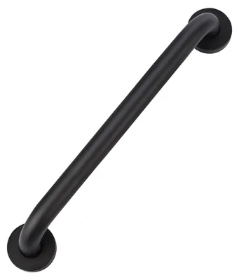 Obrázek produktu pro Madlo do koupelny - Protiskluzové - Nerezová ocel 201 - 40 cm - Černá - Pro koupelnu, sprchu a vanu