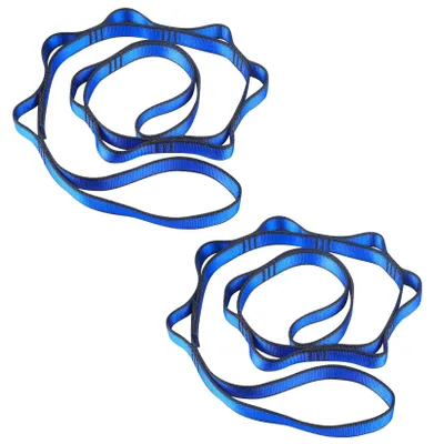 Image de Sangles d'extension pour hamac de yoga, réglables, lot de 2, en nylon, pour yoga aérien