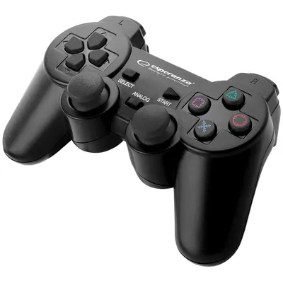 Produktbild von Herní ovladač Esperanza EGG107K Gamepad PC, Playstation 3 analogový / digitální USB 2.0 černý