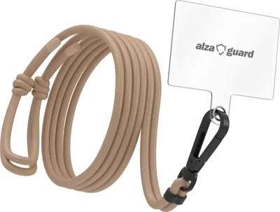 Immagine prodotto di Cordino universale per cellulare AlzaGuard - beige