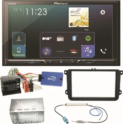 Produktbild von Pioneer SPH-DA230DAB Bluetooth Einbauset für EOS Polo Caddy Amarok Scirocco