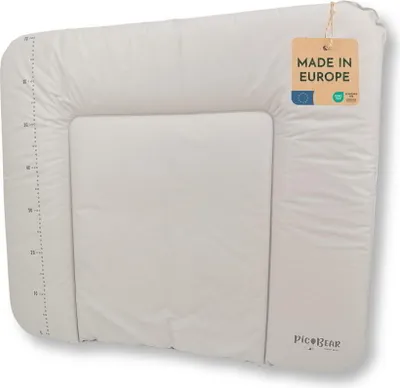 Produktbild von pic Bear weiche Wickelauflage HONEY 85 x 72 cm hochwertige Wickelmatte 100 Motiv: Greige
