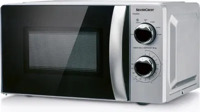 Produktbild von Silvercrest Mikrowelle SMW 700 D3 silber zum Erhitzen Auftauen-ZUstand:sehr gut