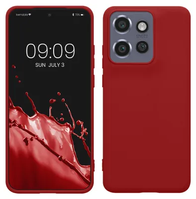 Produktbild von kwmobile Hülle für Motorola Edge 60 Neo / 50 Neo / ThinkPhone 25 TPU Case - Handyhülle unterstützt kabelloses Laden, flexible Schutzhülle, gummiertes