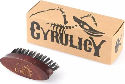 Produktbild von Reise-Bartbürste 8,5 x 3 cm, stabile Borsten ohne Luftkissen, für Gesichtsmassage