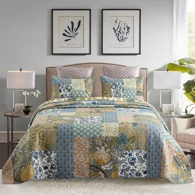 Produktbild von Patchwork King Size Bettwäsche Set