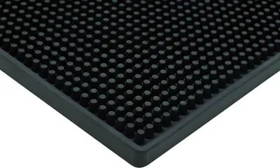 Image de scarlet espresso | Tapis de tassage et support « Tappetino Professionale » pour baristas, tapis de tassage en caoutchouc naturel robuste, empêche le porte-filtre de glisser, facile à nettoyer, taille : L, couleur : noir