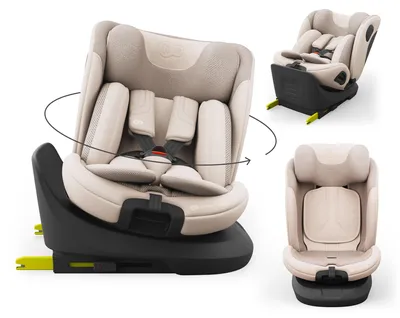 Produktbild von Kinderkraft I-GROW 2 PRO Kindersitz 0-36 kg, I-SIZE 40-150 cm, 360 grad drehbar,