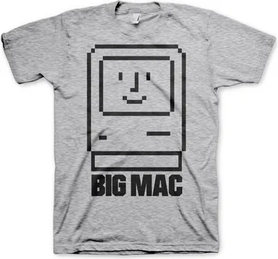 Produktbild von Big Mac T-Shirt - Small - Heather-Grey