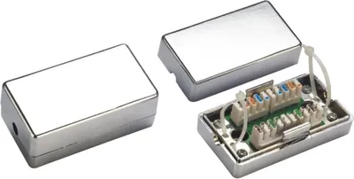 Produktbild von Alantec WTM09 Netzwerkanschlussdose Cat6 Silber
