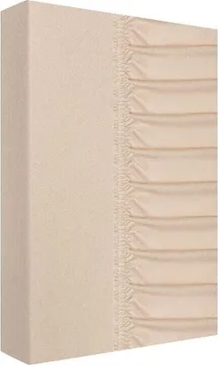 Obrázek produktu pro Prostěradlo, silné, jersey, 100% bavlna 160x200 Béžová barva