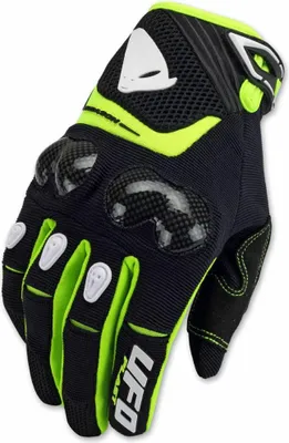 Immagine prodotto di Guanti da moto UFO REASON Carbon XXL Giallo Fluo Grigio 2024 Collezione