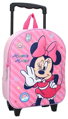 Produktbild von Vadobag Trolley 3D Minnie Mouse Fashion Besties mit niedlichem Minnie Mouse-Print Pink One Size