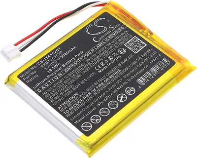 Image de TECHTEK Batterie compatible avec [Jablotron] JA-152KRY remplace AHB105565P