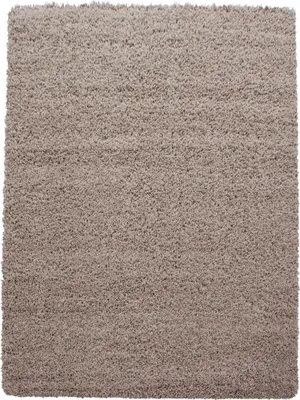 Image de Tapis à poils longs avec motif uni tissé UNI L