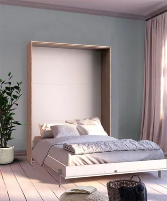 Immagine prodotto di Letto a scomparsa Juist, letto funzionale ribaltabile verticalmente, versione a scelta