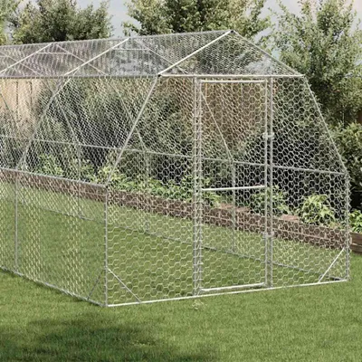 Zdjęcie produktu dla vidaXL Kurnik 2,5x12x2,25 m Stal ocynkowana