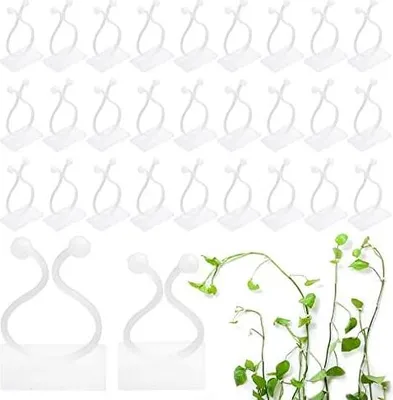 Produktbild von Yoosso 120 Stück Pflanzenclips, 2 Größen Pflanzen Clips Wand Pflanzen Wandhalterung Pflanzenklammern Pflanzenclips für Kletterpflanzen Rankhilfe Kabelorganisator