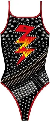 Image de Turbo Heavy Rock Maillot de bain Noir S Femme Noir S