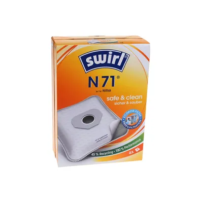 Produktbild von Swirl N 71, Staubbeutel, Weiß, 4 Stück(e)