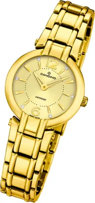 Produktbild von Candino Damen Uhr Casual C4575/2 Quarz Edelstahl Armbanduhr gold Analog UC4575/2
