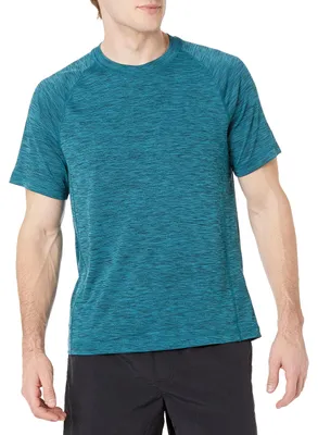 Productafbeelding van A. Essentials Heren rashguard, korte mouwen, UPF 50+ UV-bescherming, zwemshirt, sneldrogend
